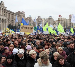 Интернет-магазины тоже протестуют на Майдане			