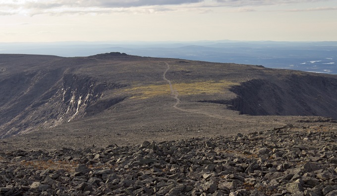 View of the Lovozero tundra on the Kola Peninsula