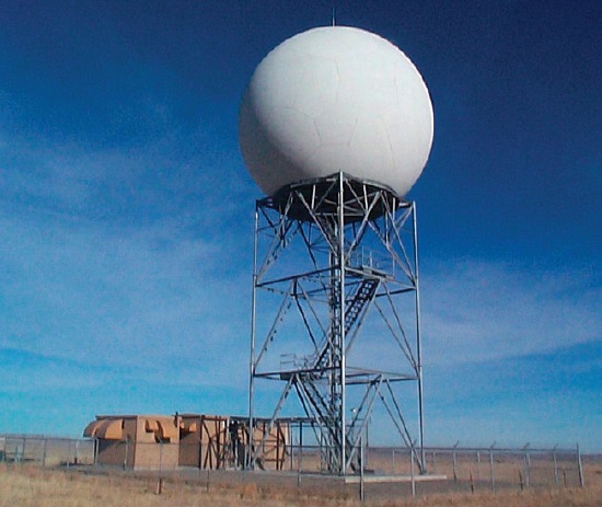 Метео радар WSR-88D (NEXRAD), эксплуатируемый Национальной метеорологической службой США