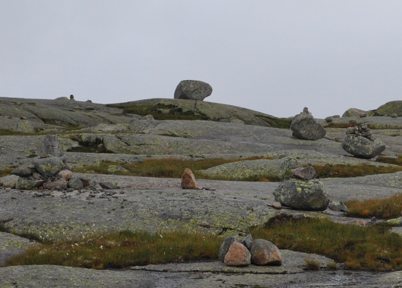 Mountain plateau north of Geiranger fjord